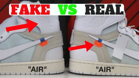 fake off white air jordan